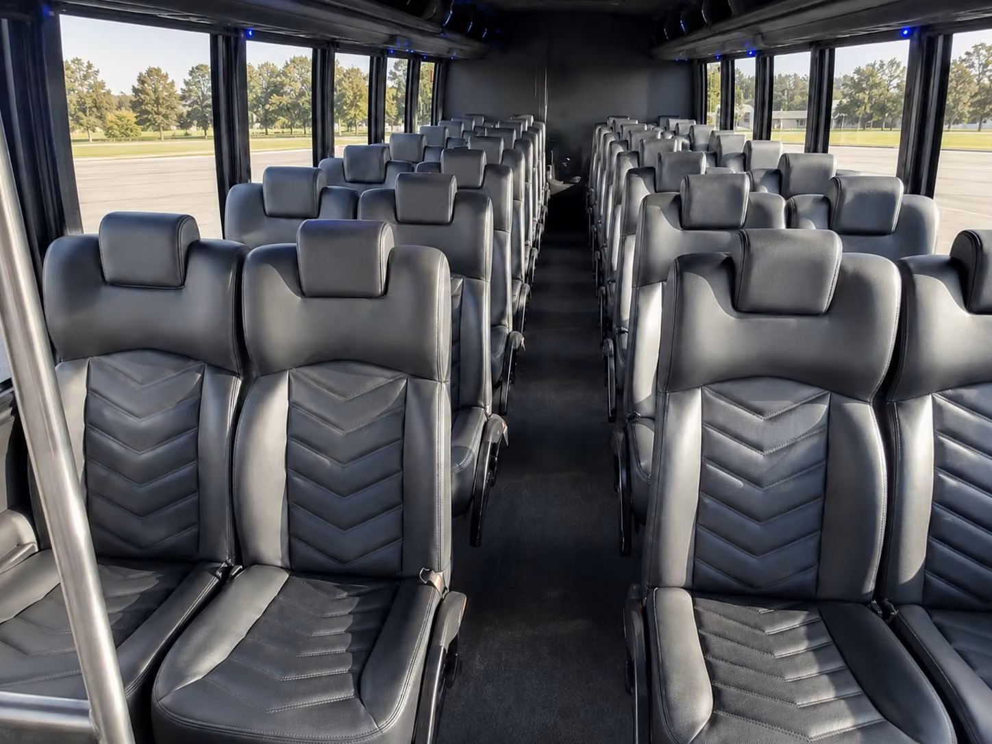 18 passenger minibus inside