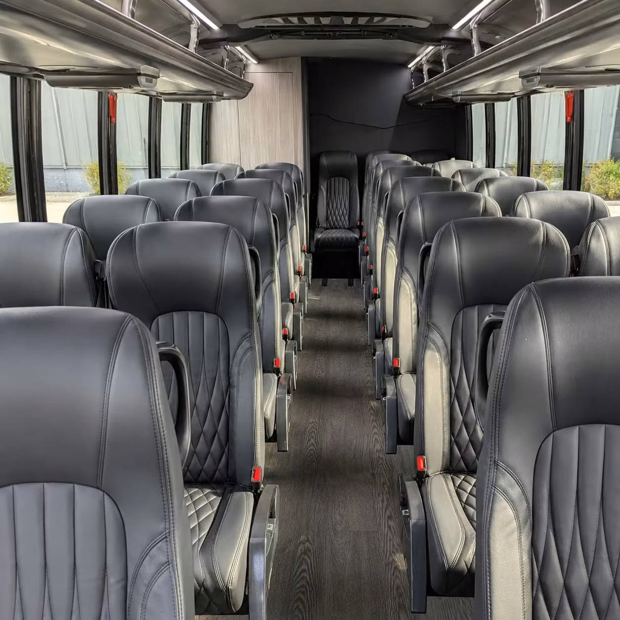 35 passenger minibus interior